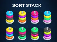 Sort Stack color Hoop Game image