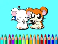 Hamster Coloring Book image