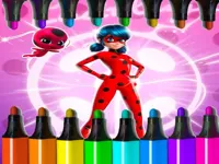 Miraculous Ladybug Coloring Game image