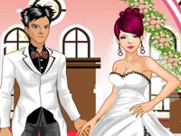Wedding Couple Dressup image