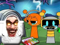 Sprunki Castle Panic Skibidi Toilet image