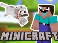 Minicraft: Steve And Wolf Adventure image
