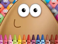 Pou Coloring image