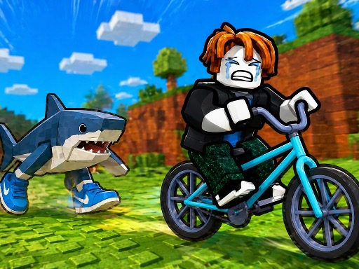 Obby plimbare o bicicletă pentru brainrots
