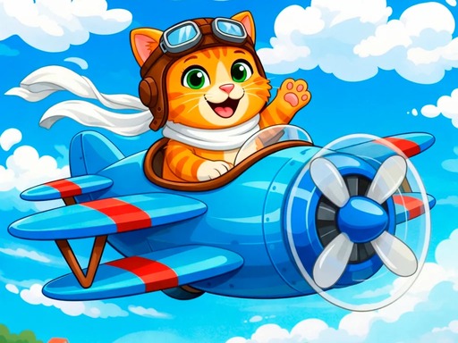 Avioane de desene animate: puzzle-uri Jigsaw