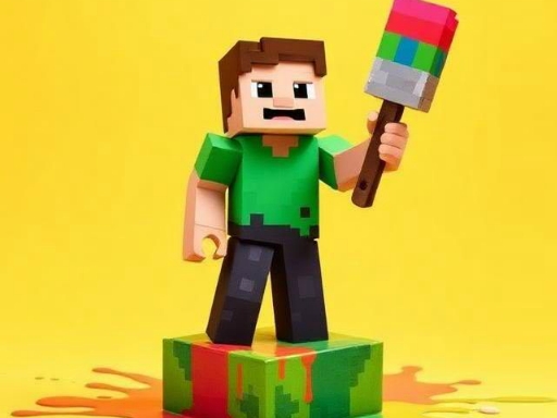BTS Minecraft timp de colorat