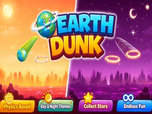Earth Dunk Fizică joc Arcade