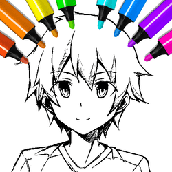 Anime Boys Pagini de colorat
