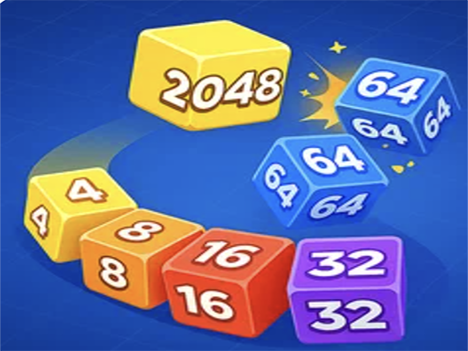 Snake 2048: Cube Combe