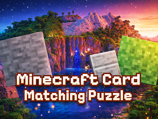 Card Minecraft potrivire puzzle