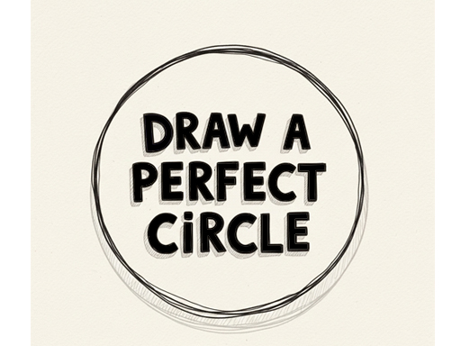 Desenează un cerc perfect