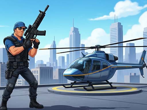 GunShip trage atac joc 3D