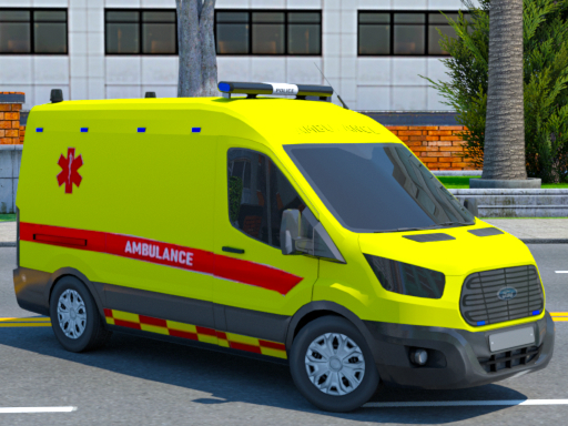 Joc de conducere ambulanță de urgență