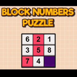 Bloc de numere puzzle