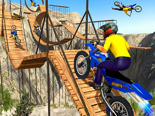 Joc de curse cascadorie biciclete