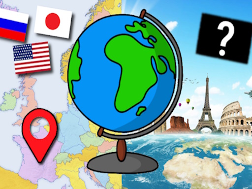 Geografia Ţările de la Quiz flutură capitalele