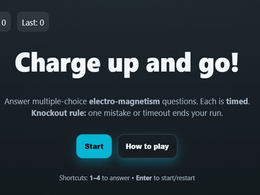 Fizica: Electro Magnetism Test