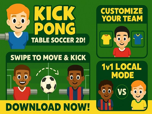 Kick Pong Masă de fotbal