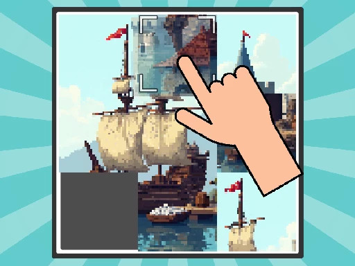 Puzzle slide pixel