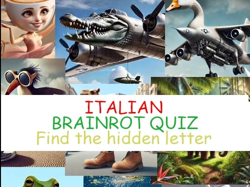 Quiz Găsiți literele de creier italian